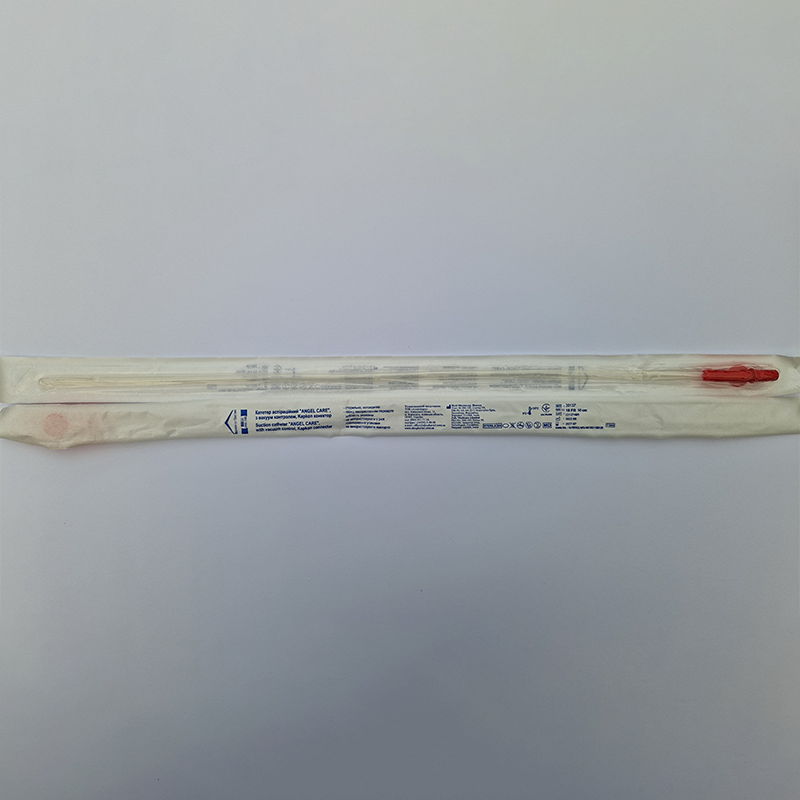 Катетер аспіраційний "ANGEL CARE", 18 Fr, з вакуум контролем, Kapkon конектор